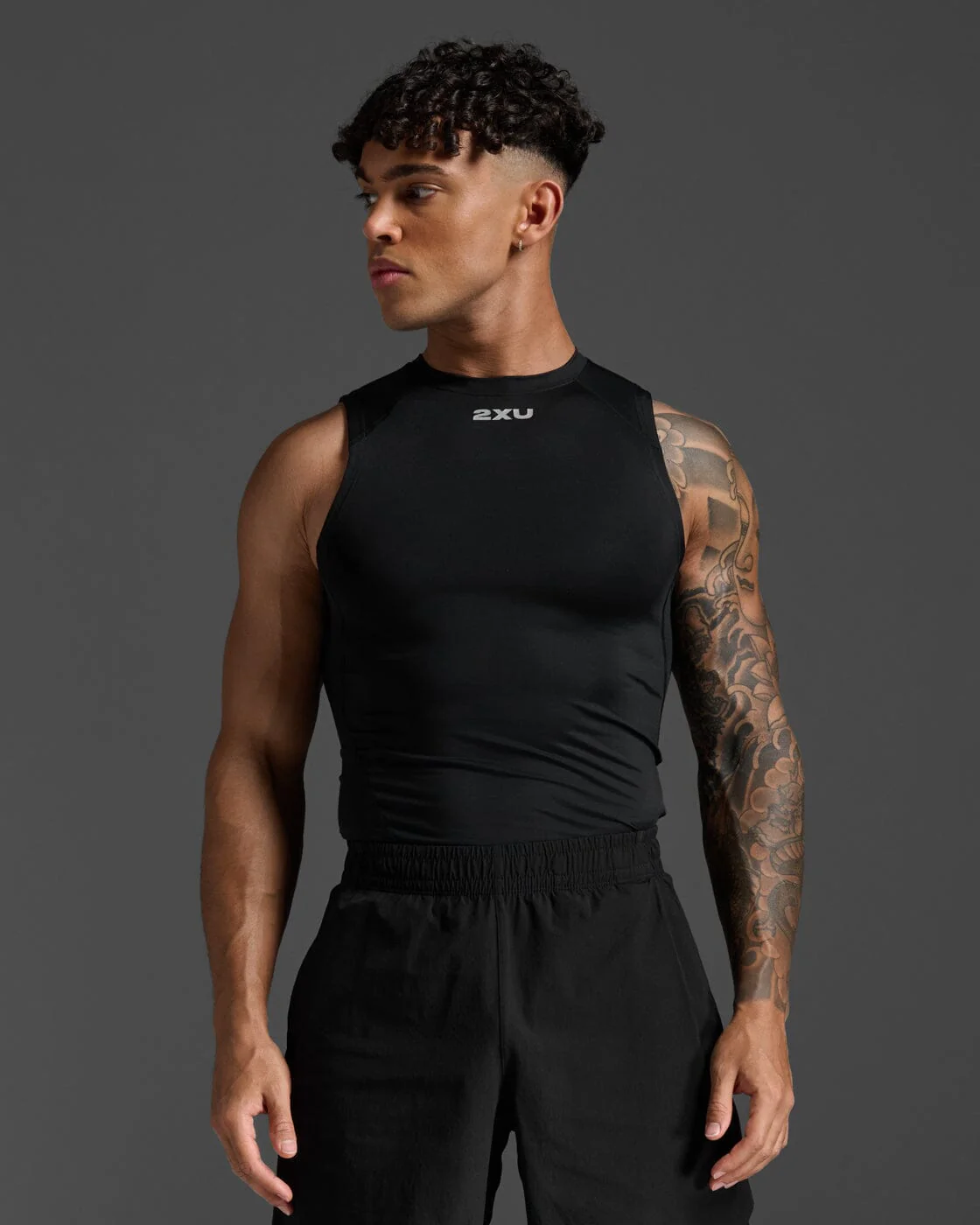 2XU Men's Core Compression Sleeveless MA6400A - Image 3