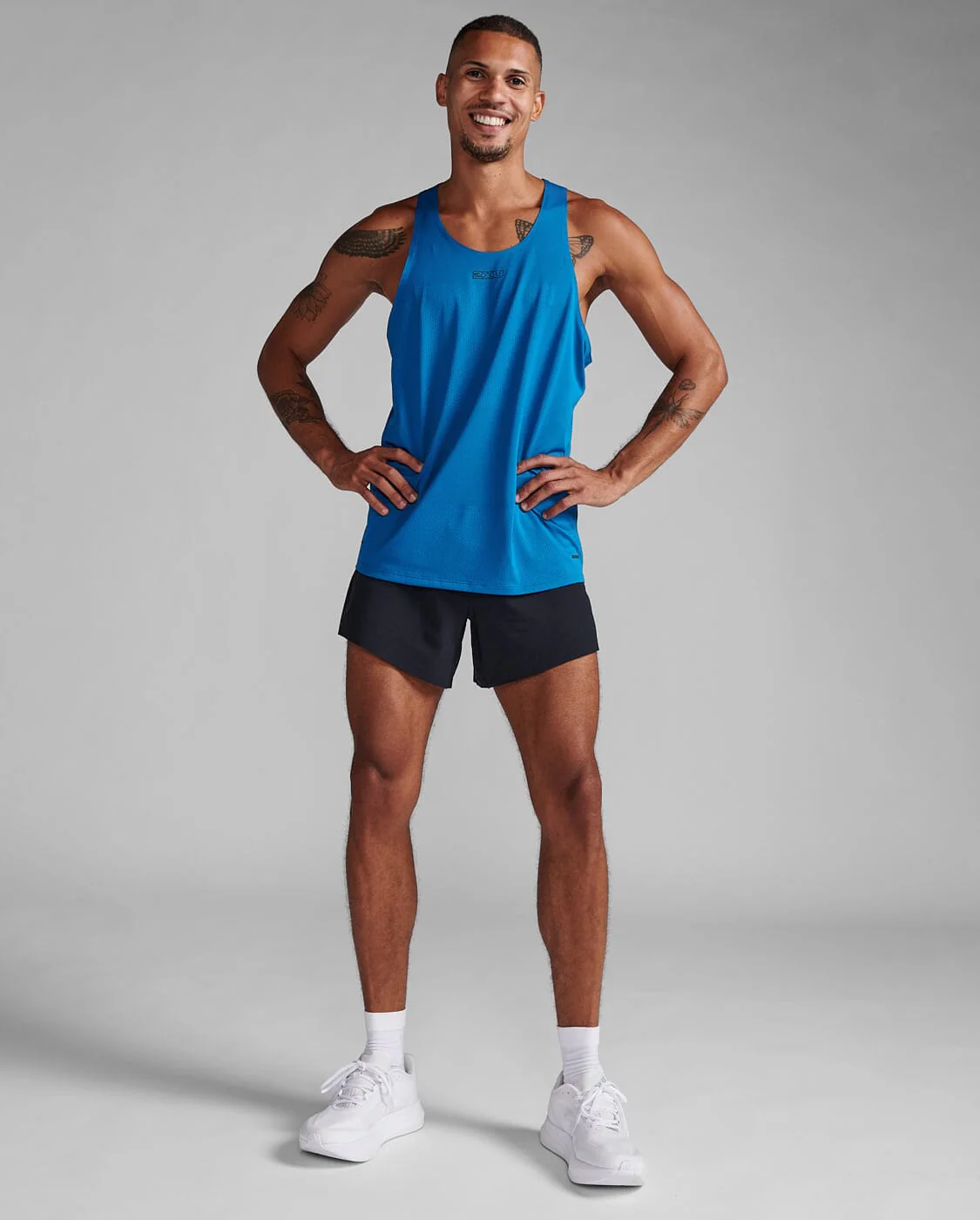 2XU Men's Light Speed Tech Singlet MR7151A - Image 4