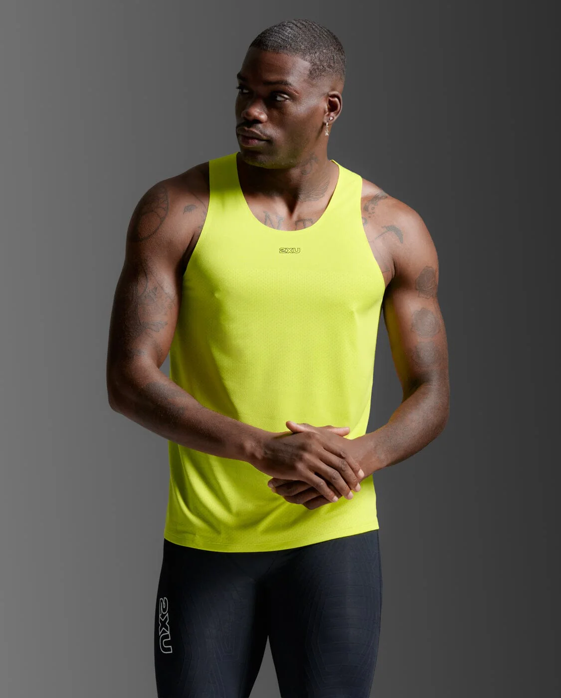 2XU Men's Light Speed Tech Singlet MR7151A - Image 9