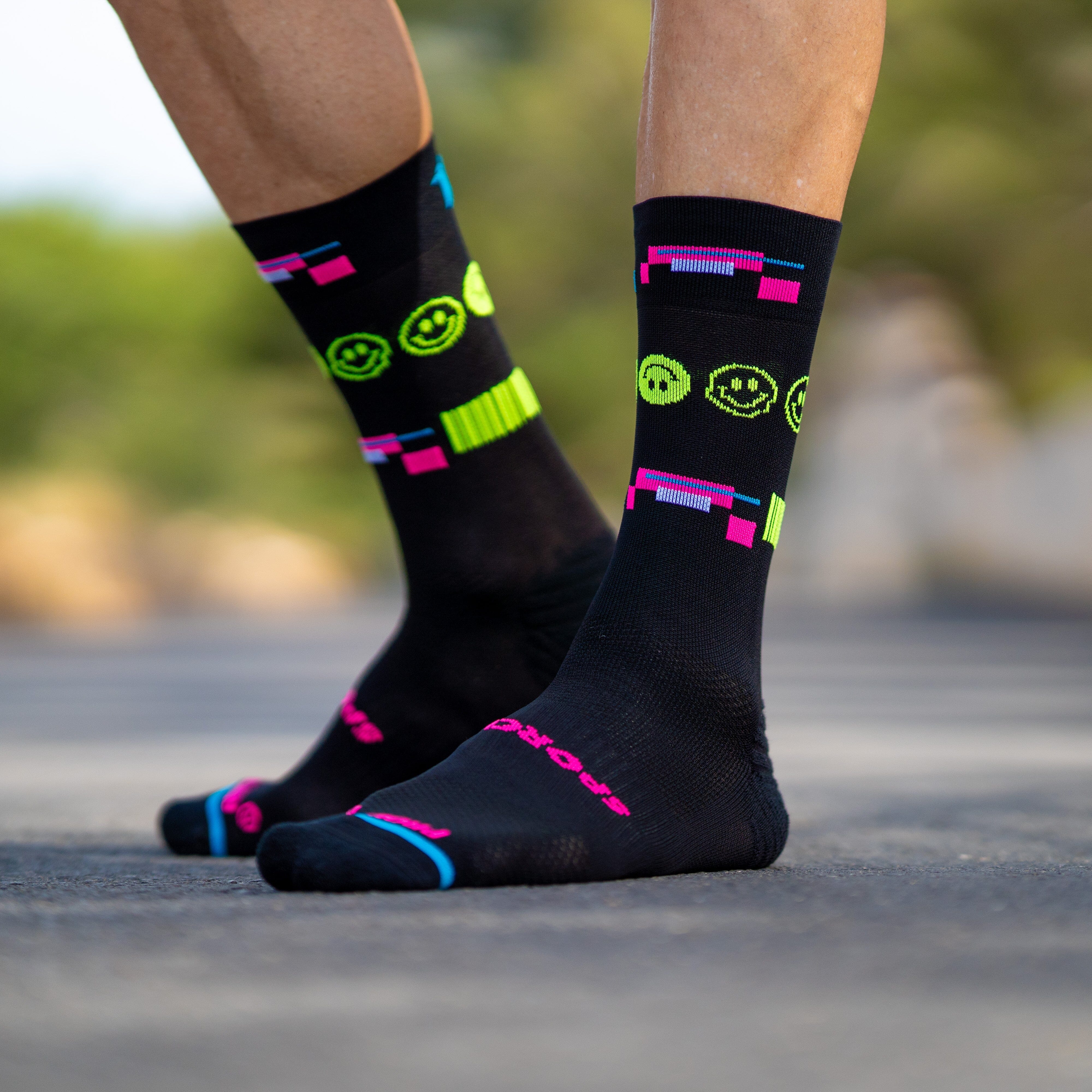 SPORCKS 80'S Night Black - Running Socks - Image 4