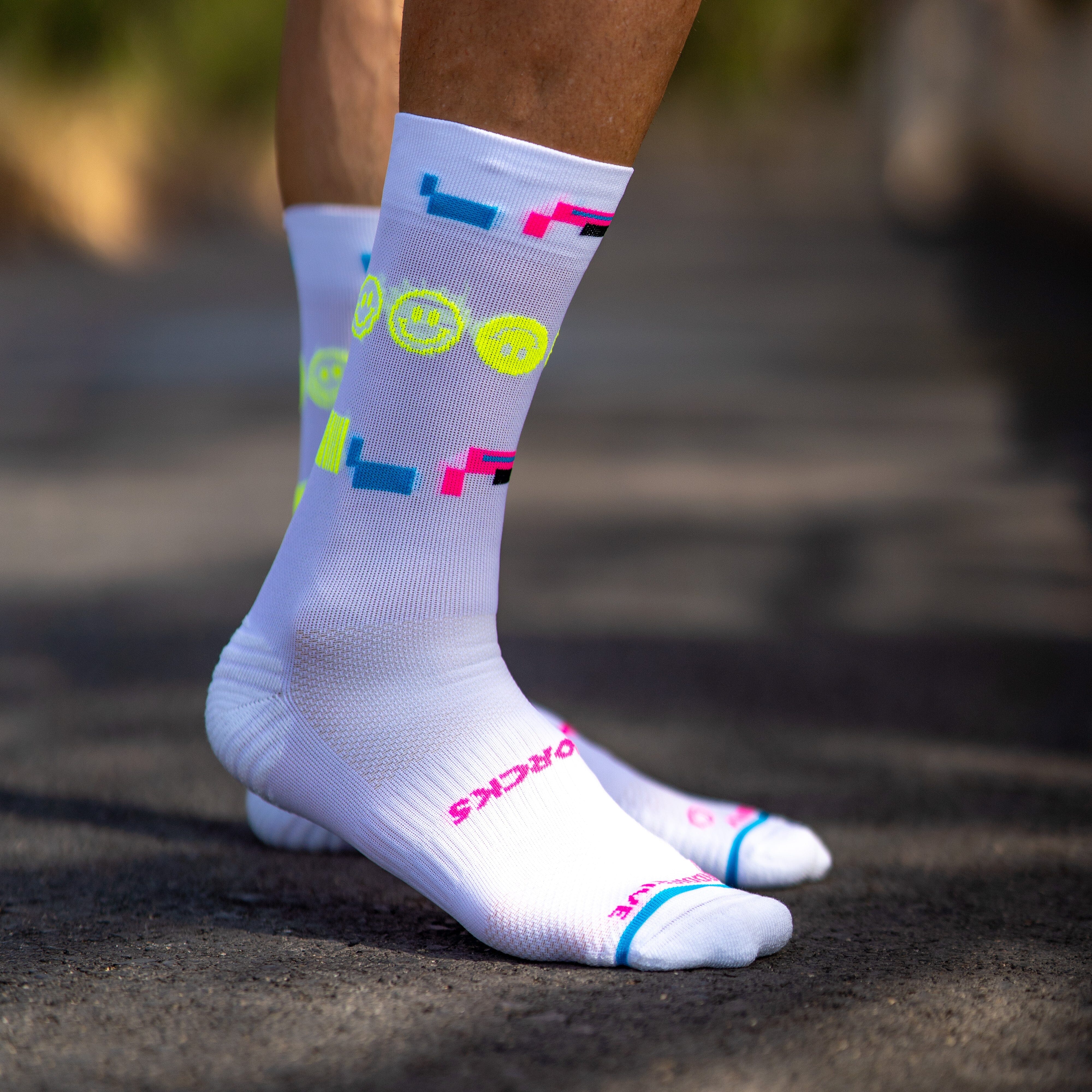 SPORCKS 80'S Night White - Running Socks - Image 4