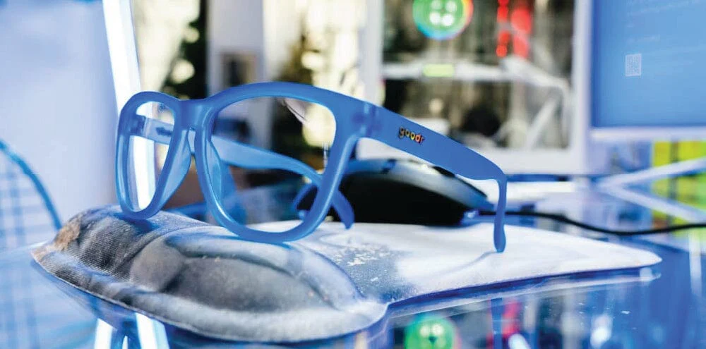 goodr OG - Sports Sunglasses - Blue Shades of Death - Image 4