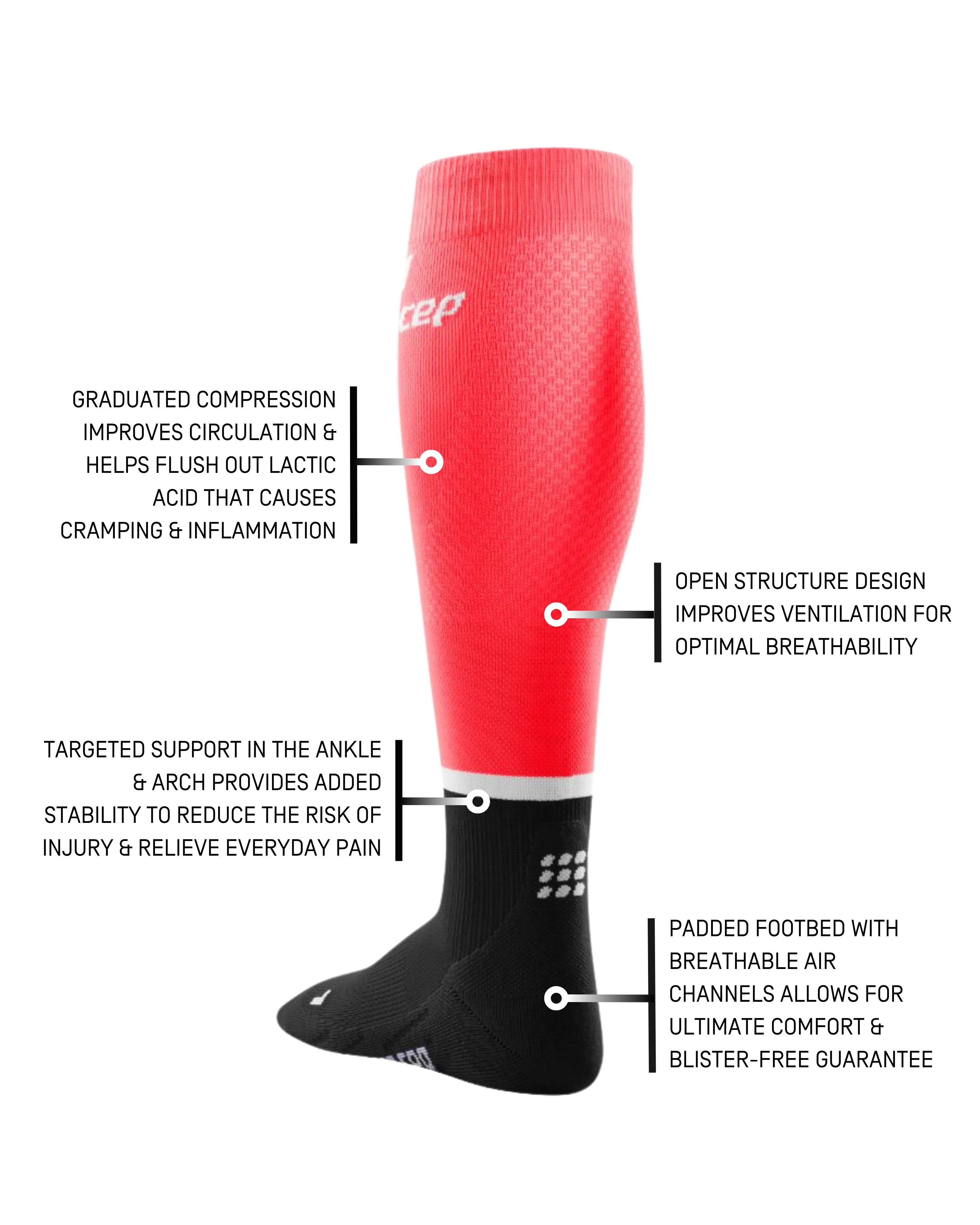 CEP The Run Compression Tall Socks 4.0, Women - Image 5