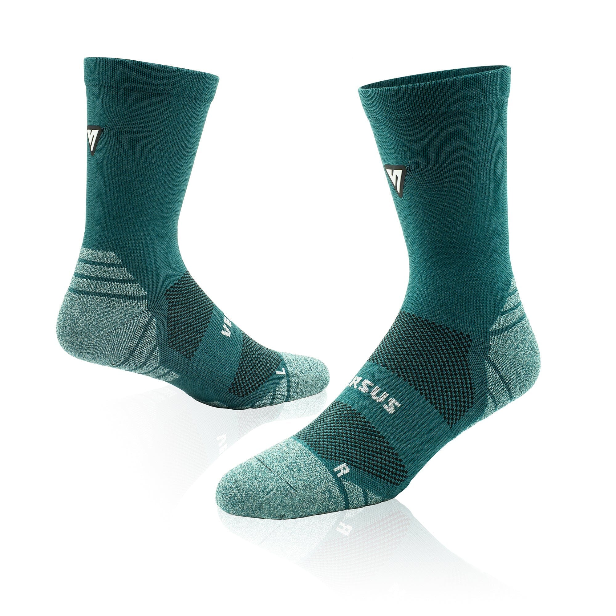 Versus Classic Teal Active Crew Tab Socks
