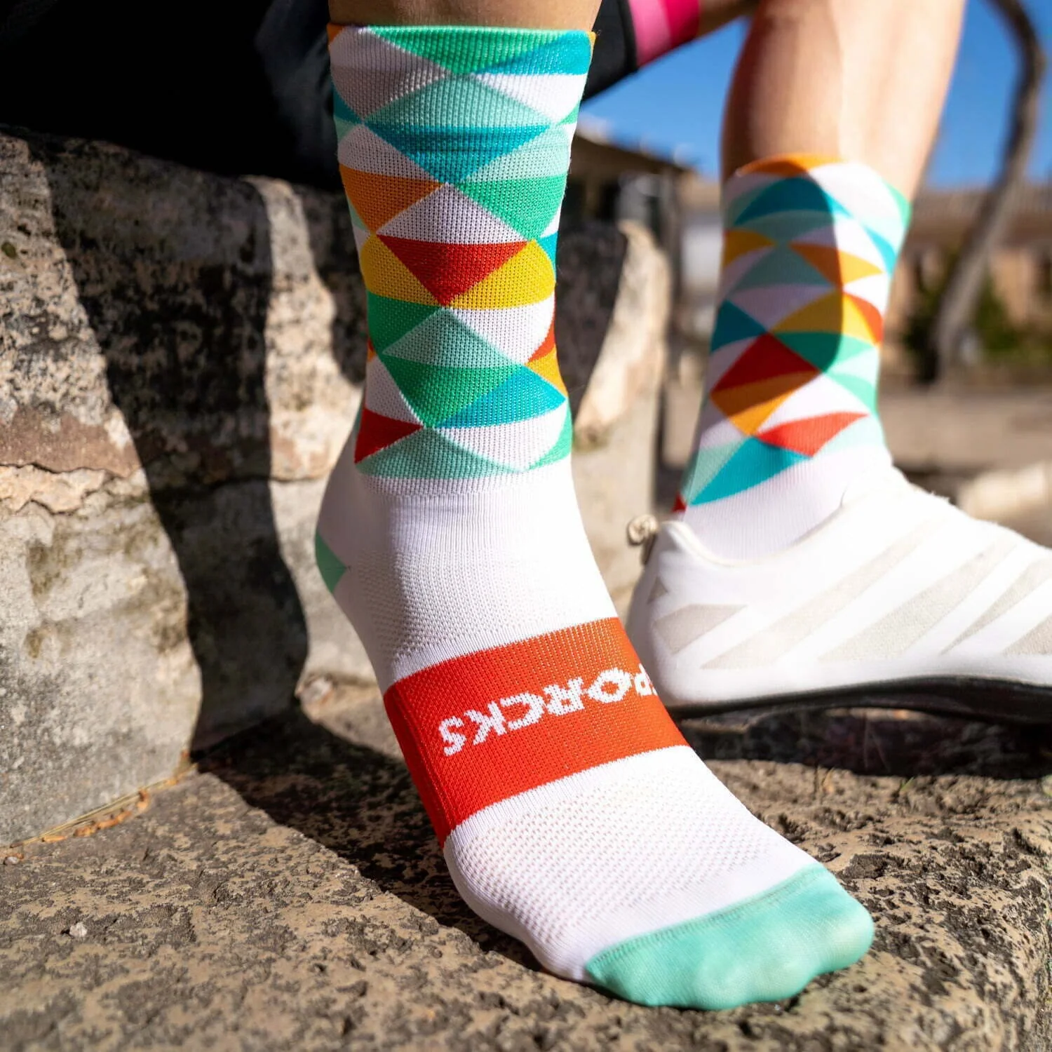 SPORCKS Coll De Rates Green - Cycling Socks - Image 5