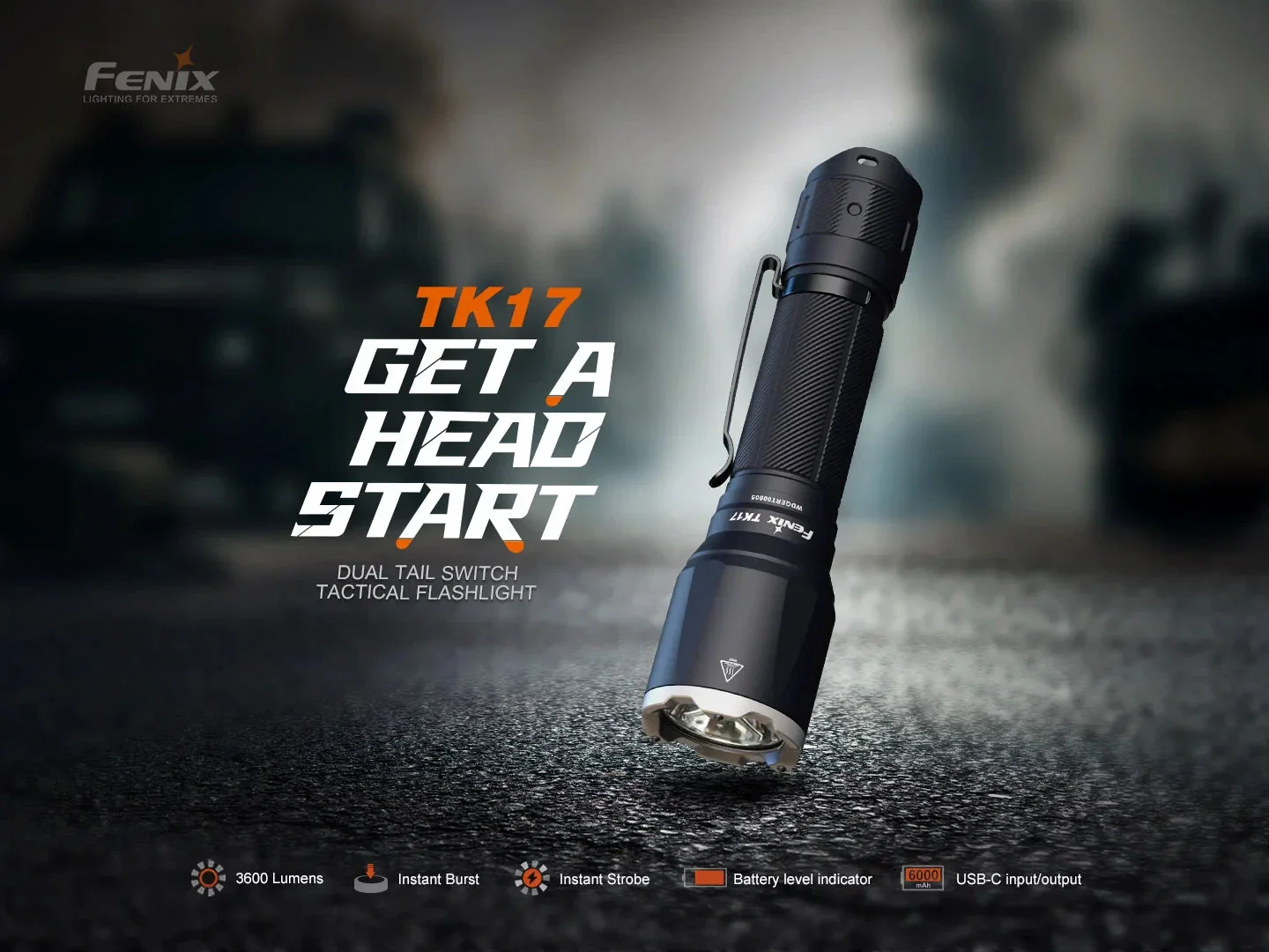 Fenix TK17 Tactical Flashlight - Image 5