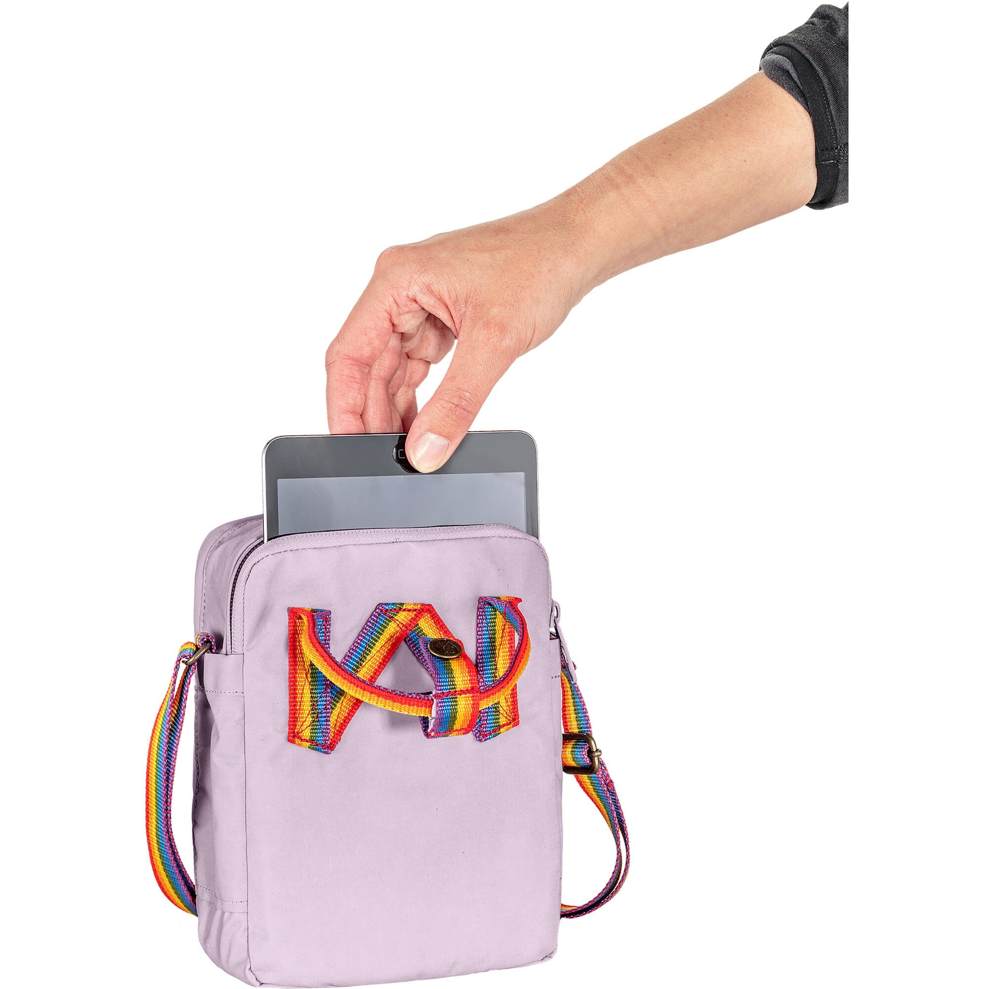 Fjallraven Kanken Rainbow Sling Messenger Bag - Image 6