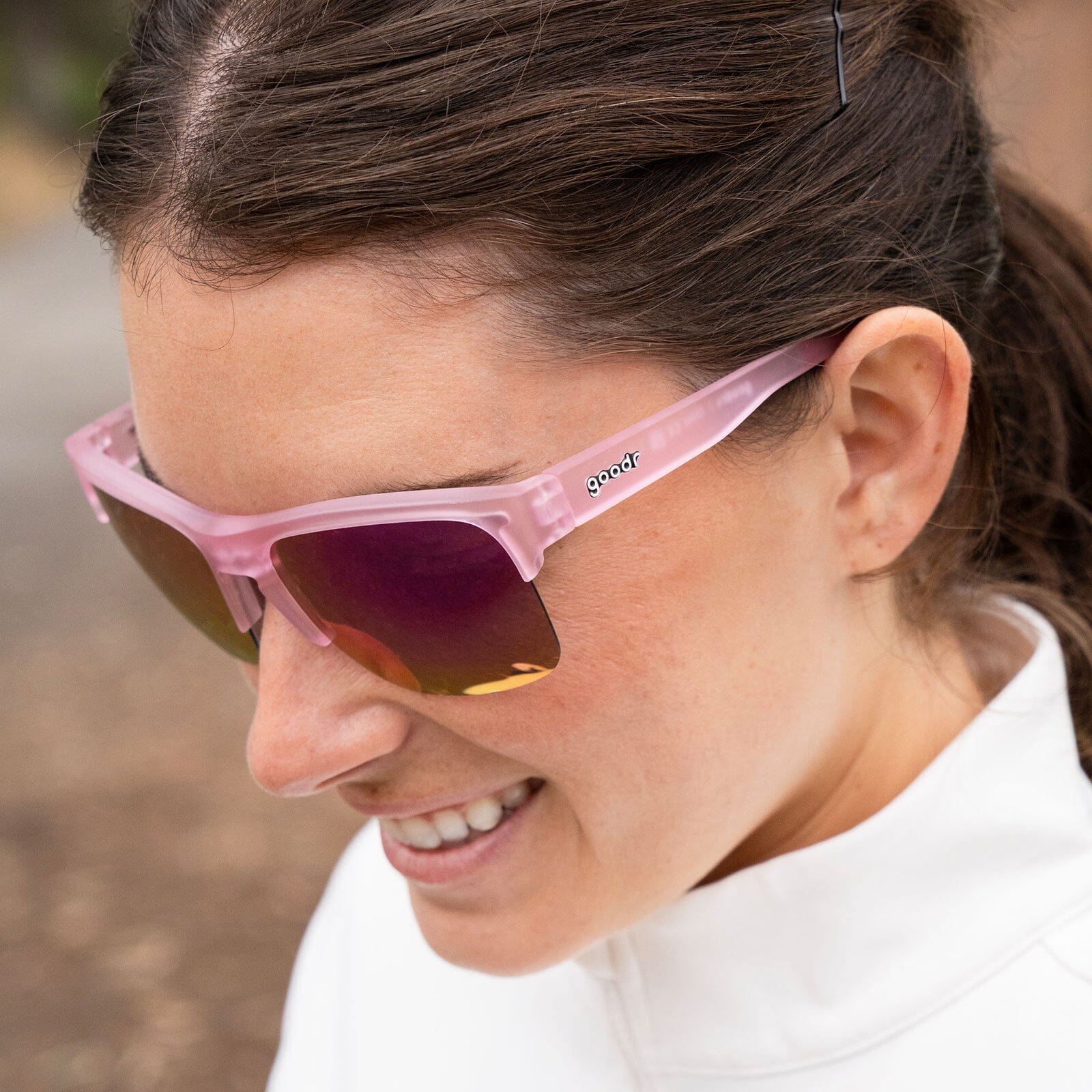 goodr FLEX G - Sports Sunglasses - All Shrimp Cleanse - Image 4