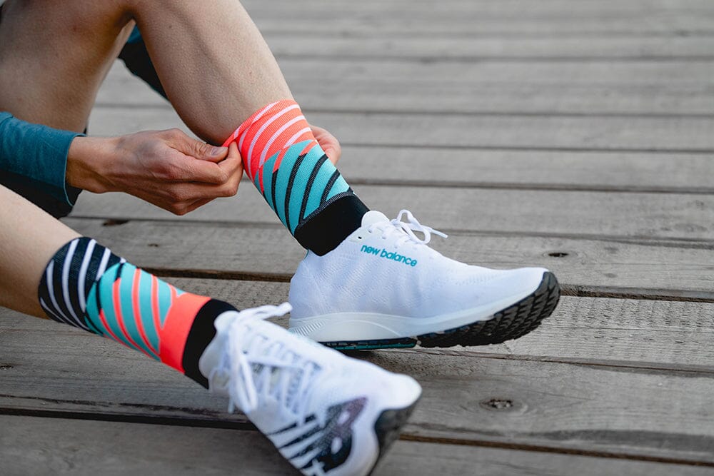 Incylence Running Diagonals Black Inferno Socks - Image 3