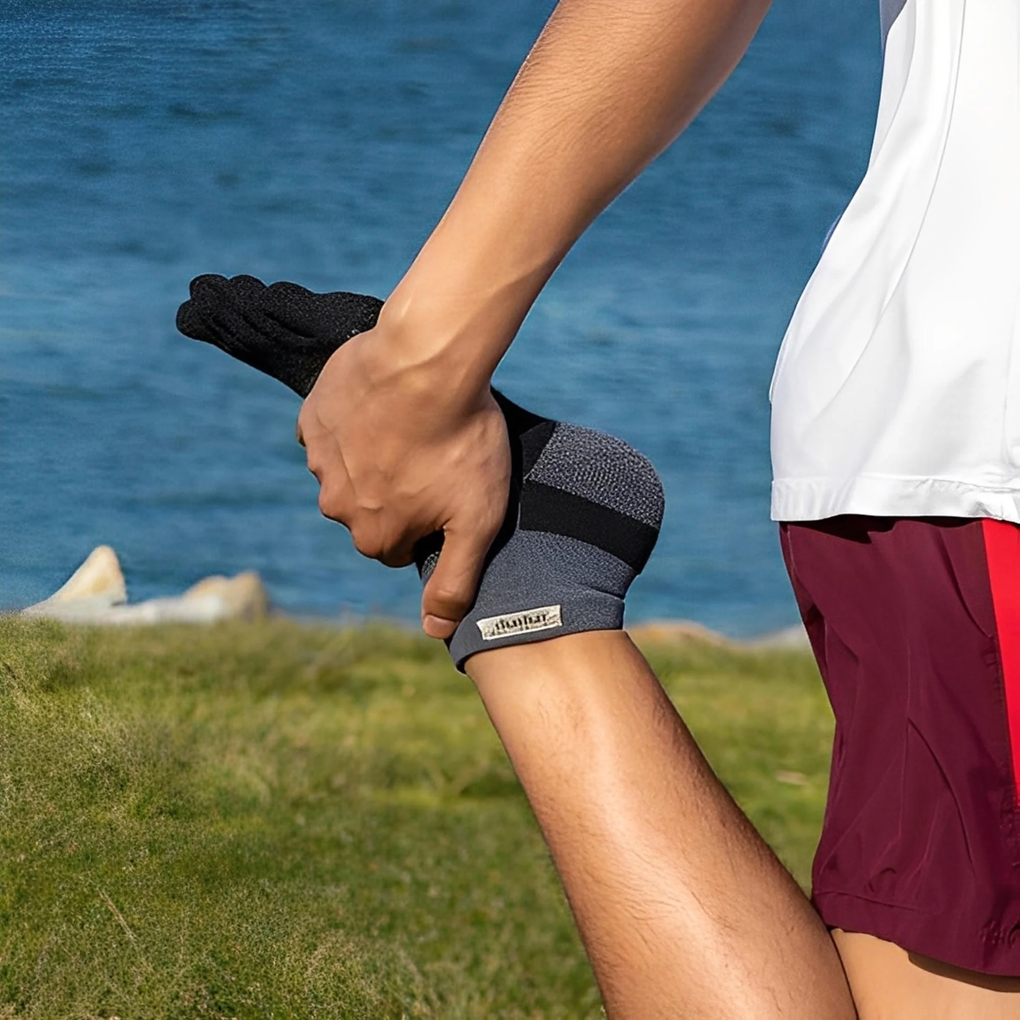 Injinji Run Midweight Mini-Crew Socks - Image 2