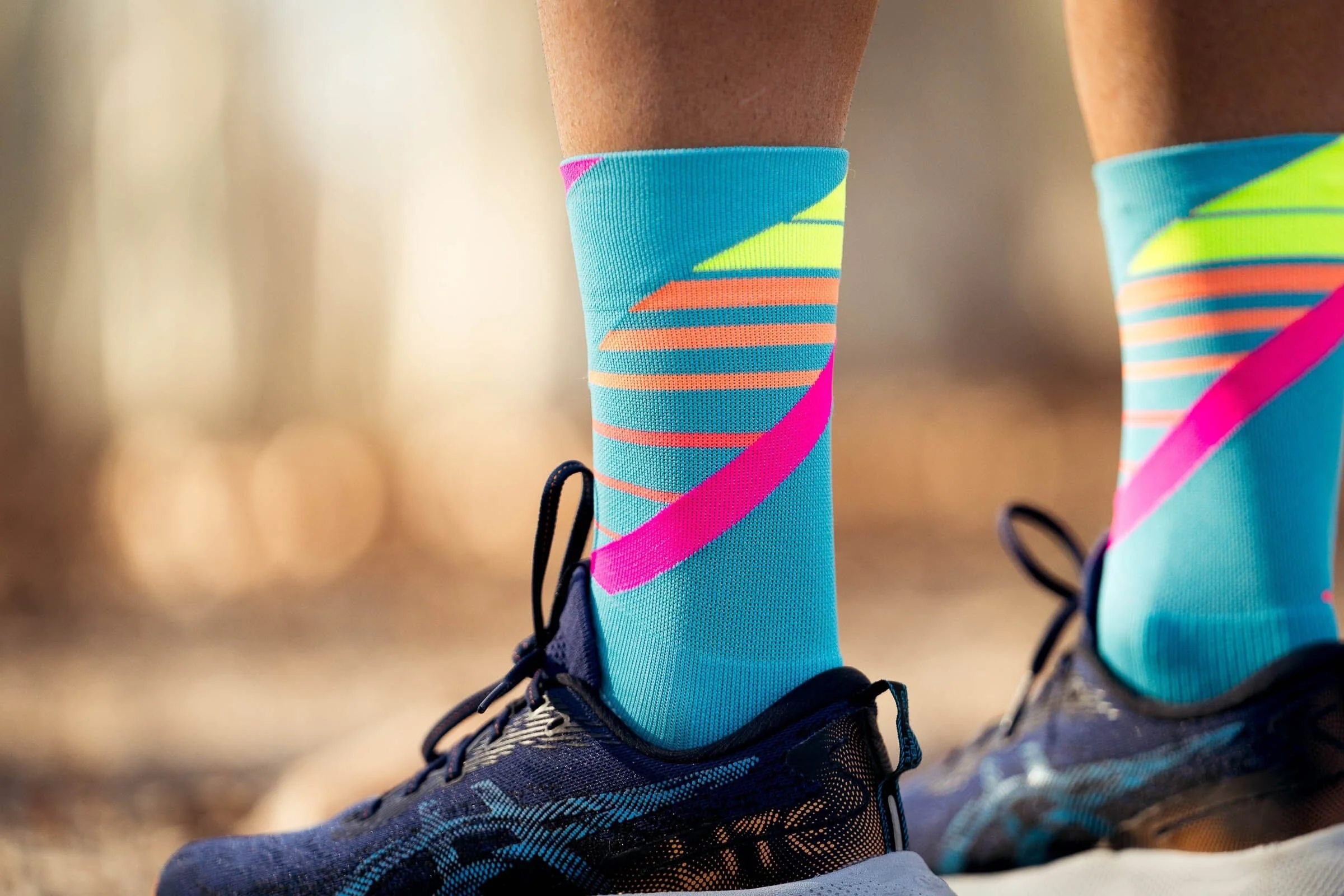 Incylence Running Ladders Blue Pink Socks - Image 4
