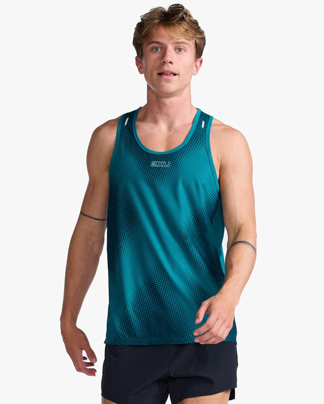 2XU Men's Light Speed Singlet MR6949A - Image 9