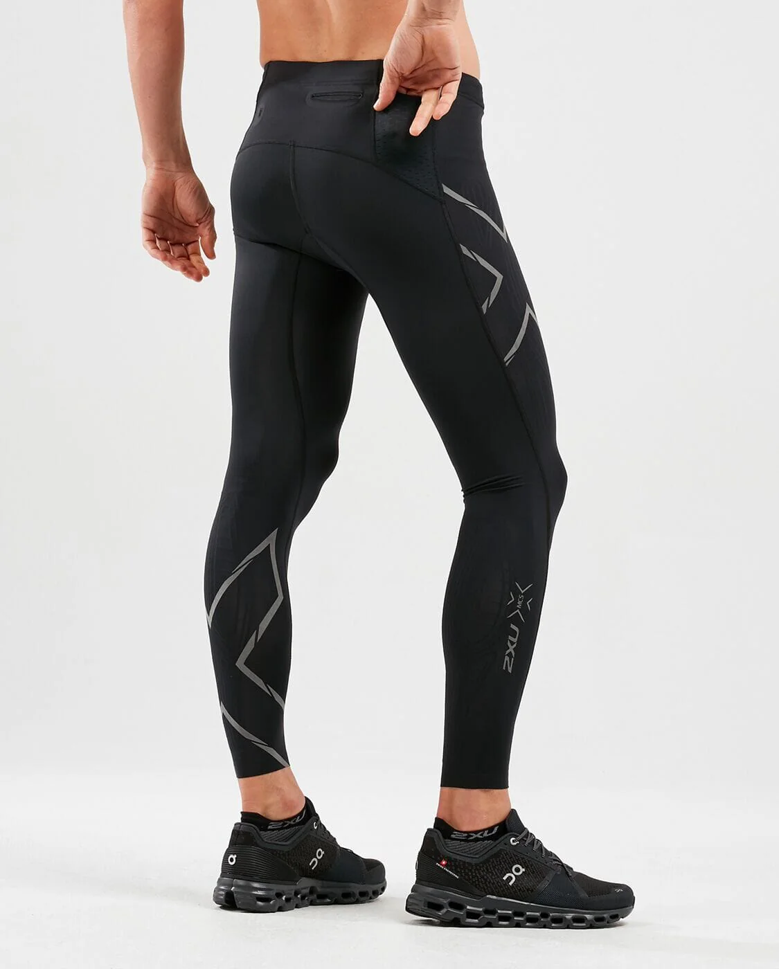 2XU Men's Light Speed Compression Tights MA5305B - Image 3