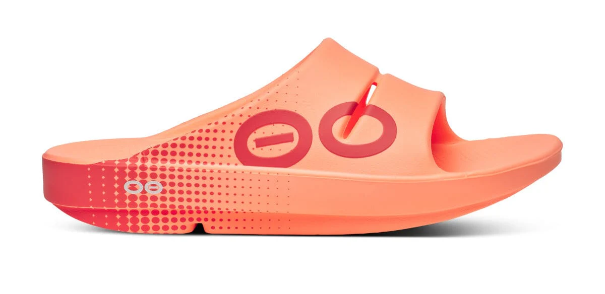 OOFOS Unisex OOahh Sport Slide Sandal - Sunburst Matrix - Image 2