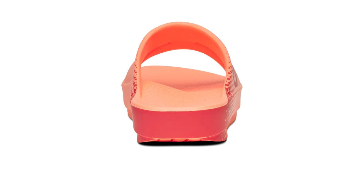 OOFOS Unisex OOahh Sport Slide Sandal - Sunburst Matrix - Image 8