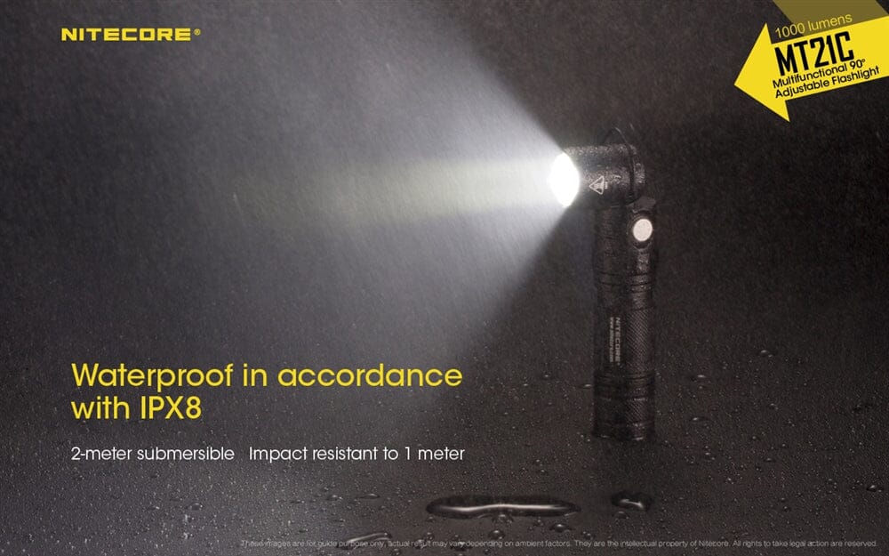 Nitecore MT21C 1000 Lumen Adjustable Right Angle Flashlight - Image 11