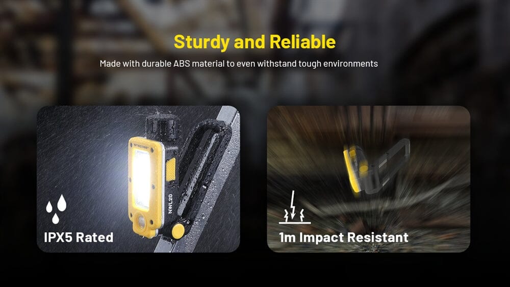Nitecore NWL20 600 Lumens Rechargeable COB Mechanics Work Light - Image 8