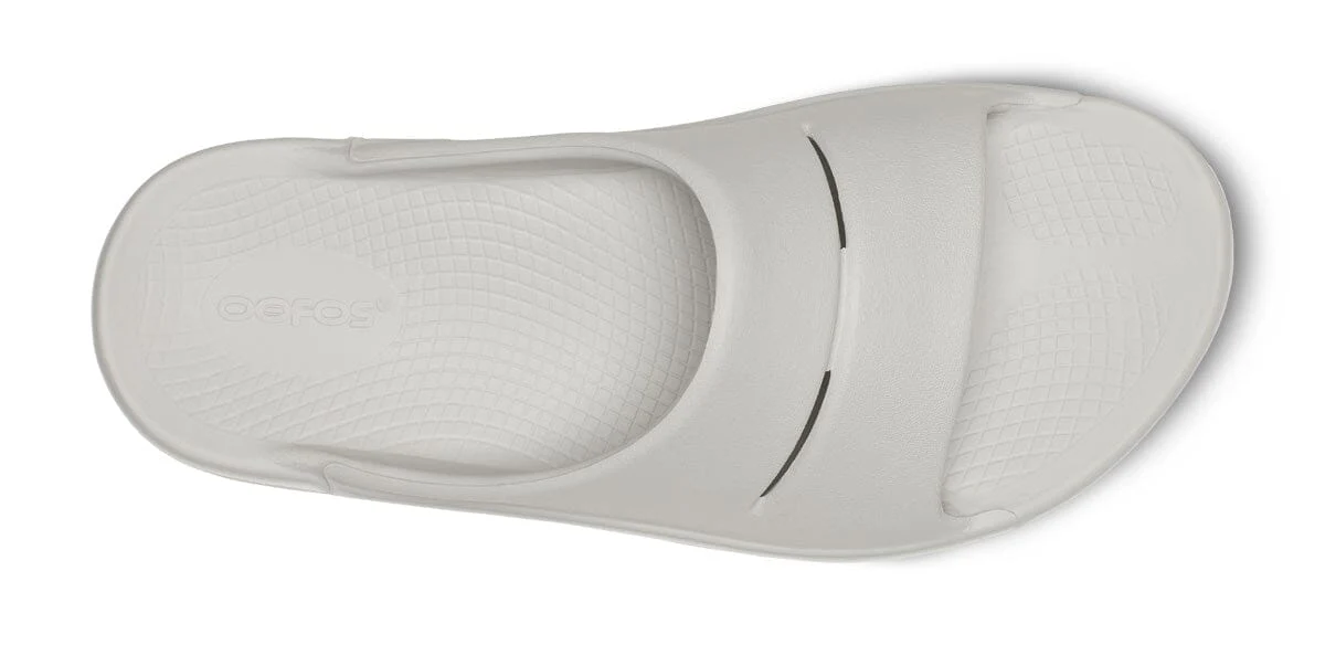OOFOS Unisex OOahh Sport Slide Sandal - Moonstone - Image 6