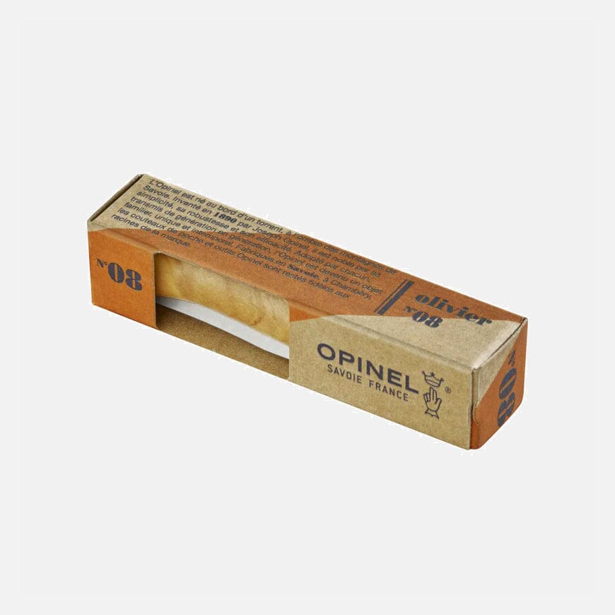 Opinel Pocket Knife N°08 Olive Wood - Image 2