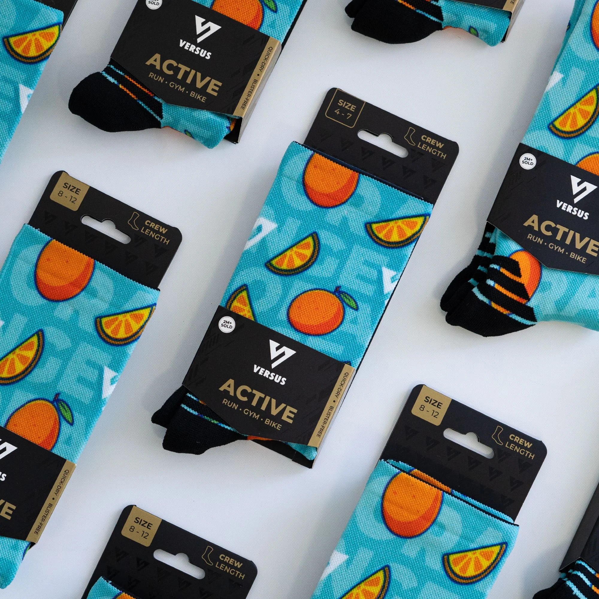 Versus Orange Active Crew Socks - Image 6