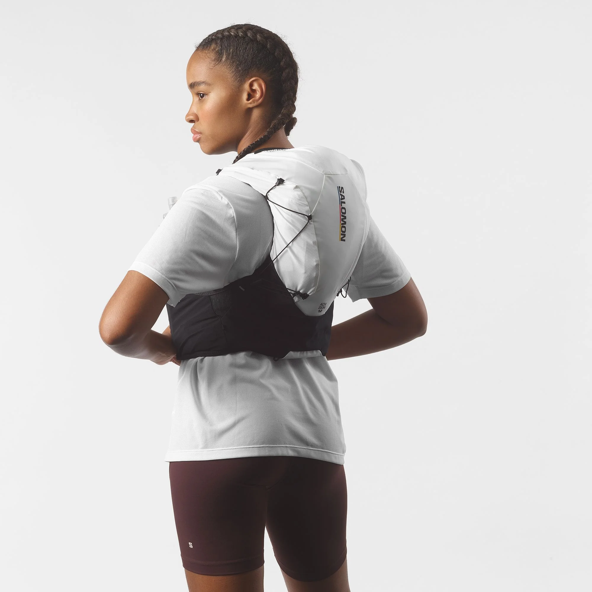 Salomon Adv Skin 12 Race Flag Unisex Running Vest (2025) - Image 4
