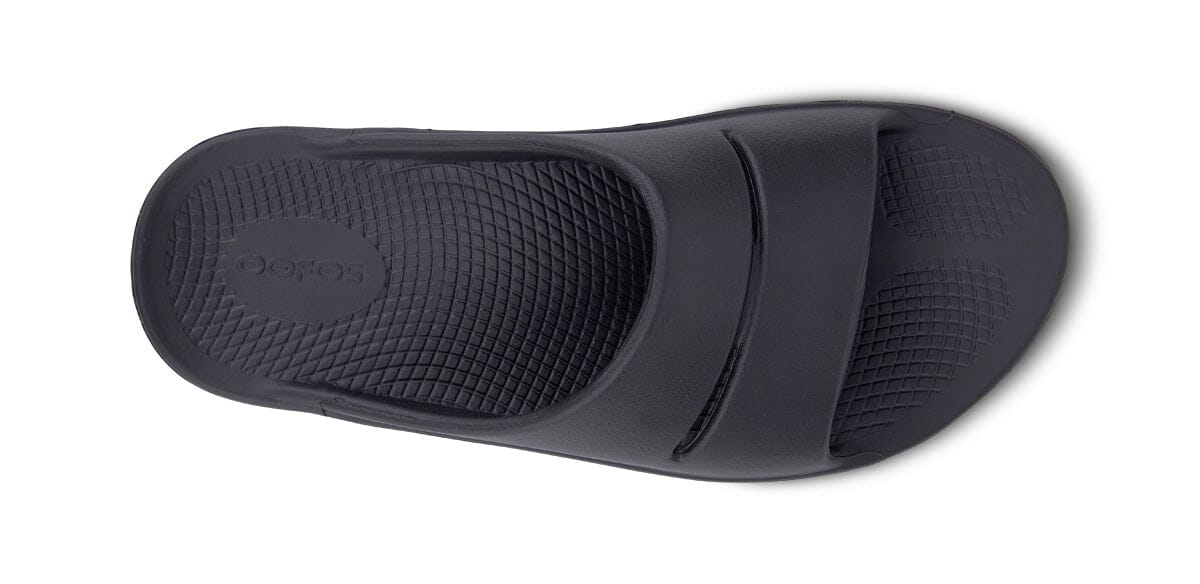 OOFOS Unisex OOahh Slide Sandal - Black - Image 6