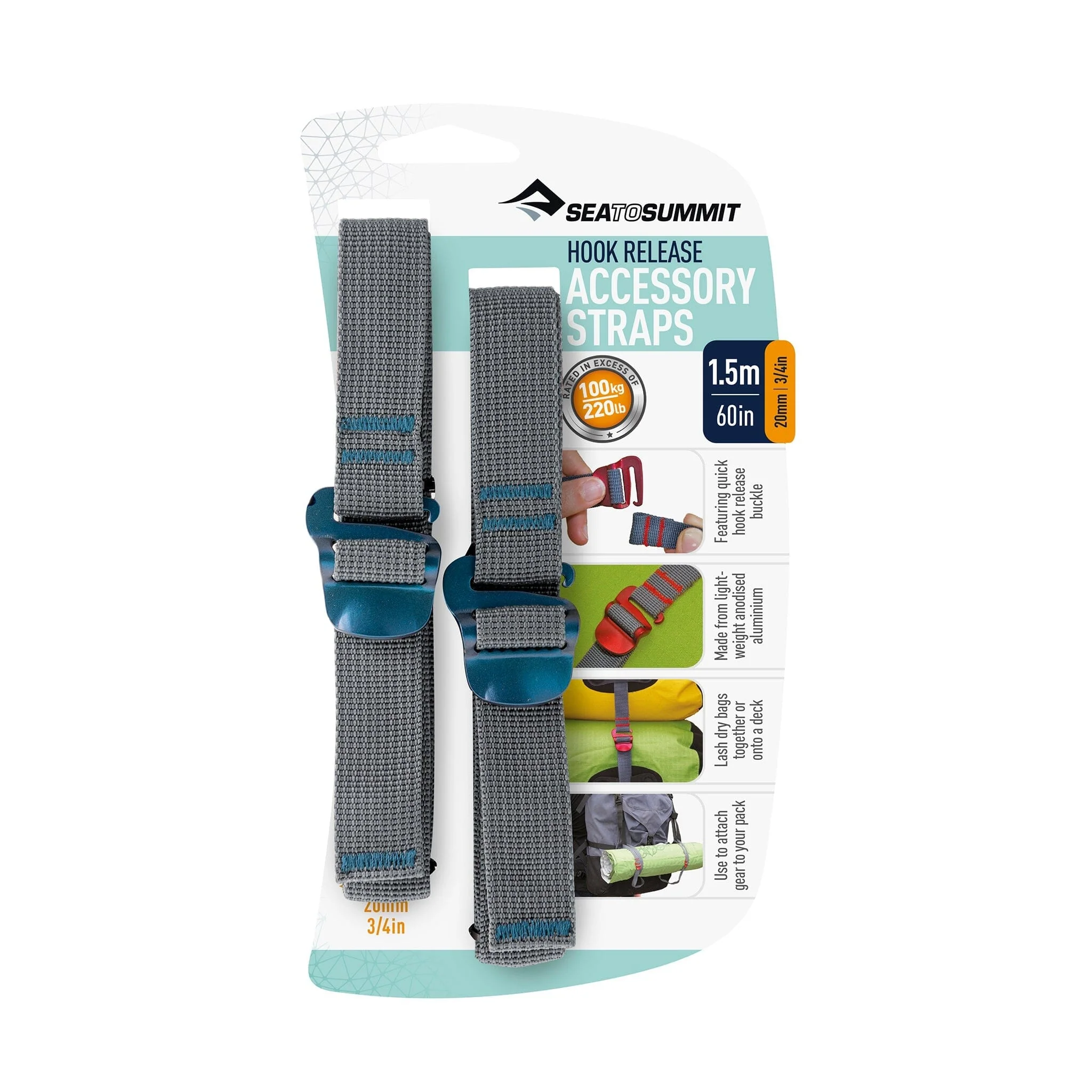 Sea to Summit Accessory Strap with Hook Buckle - Image 2