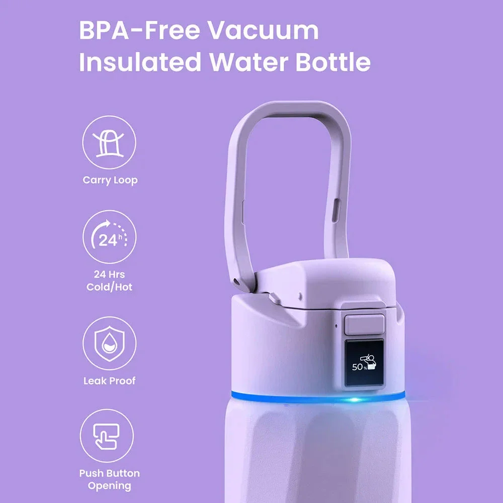 WaterH Boost Smart Water Bottle: 24 oz Hydration Tracker with APP & Insulation - Image 24
