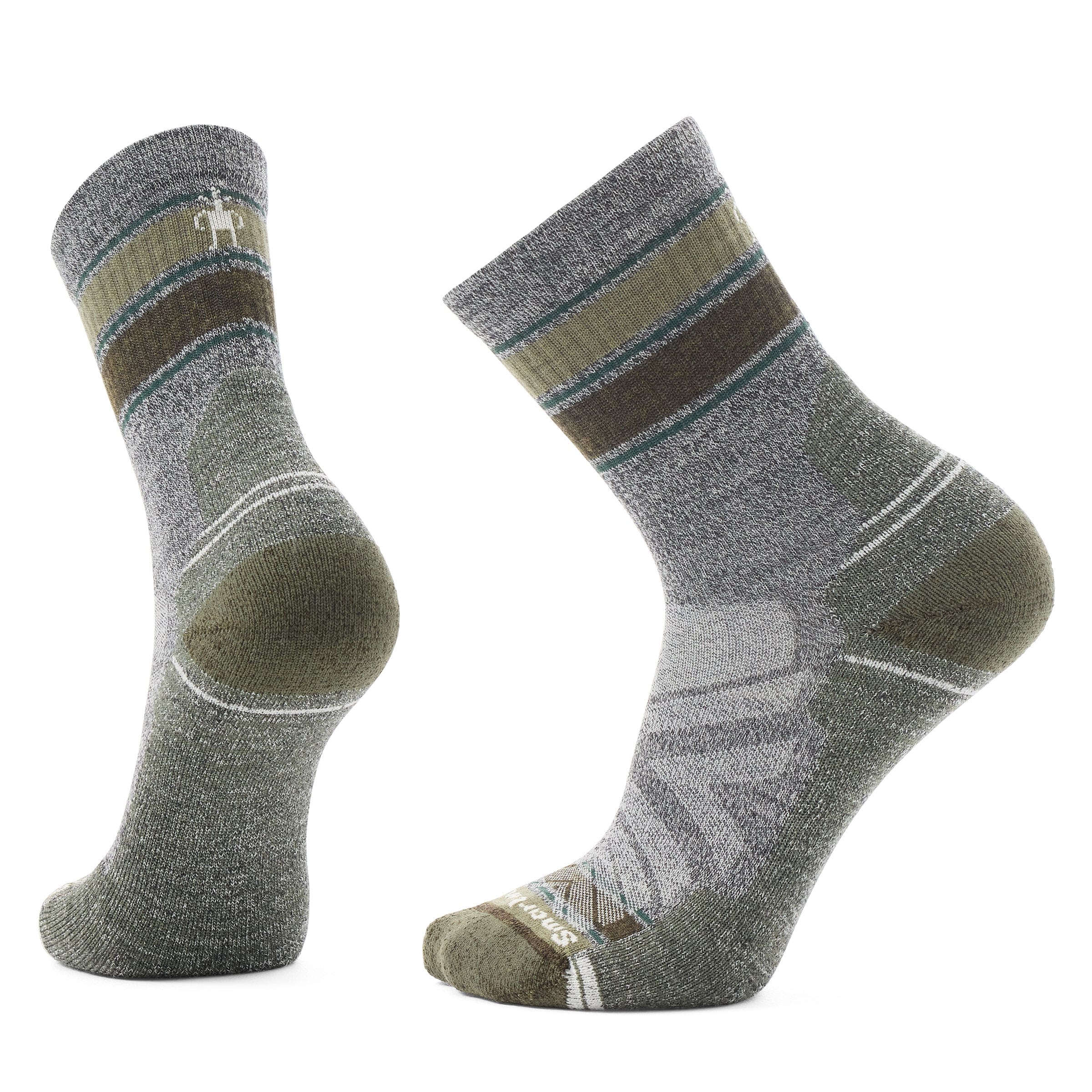 Smartwool Hike Light Cushion Striped Mid Crew Socks - Image 6