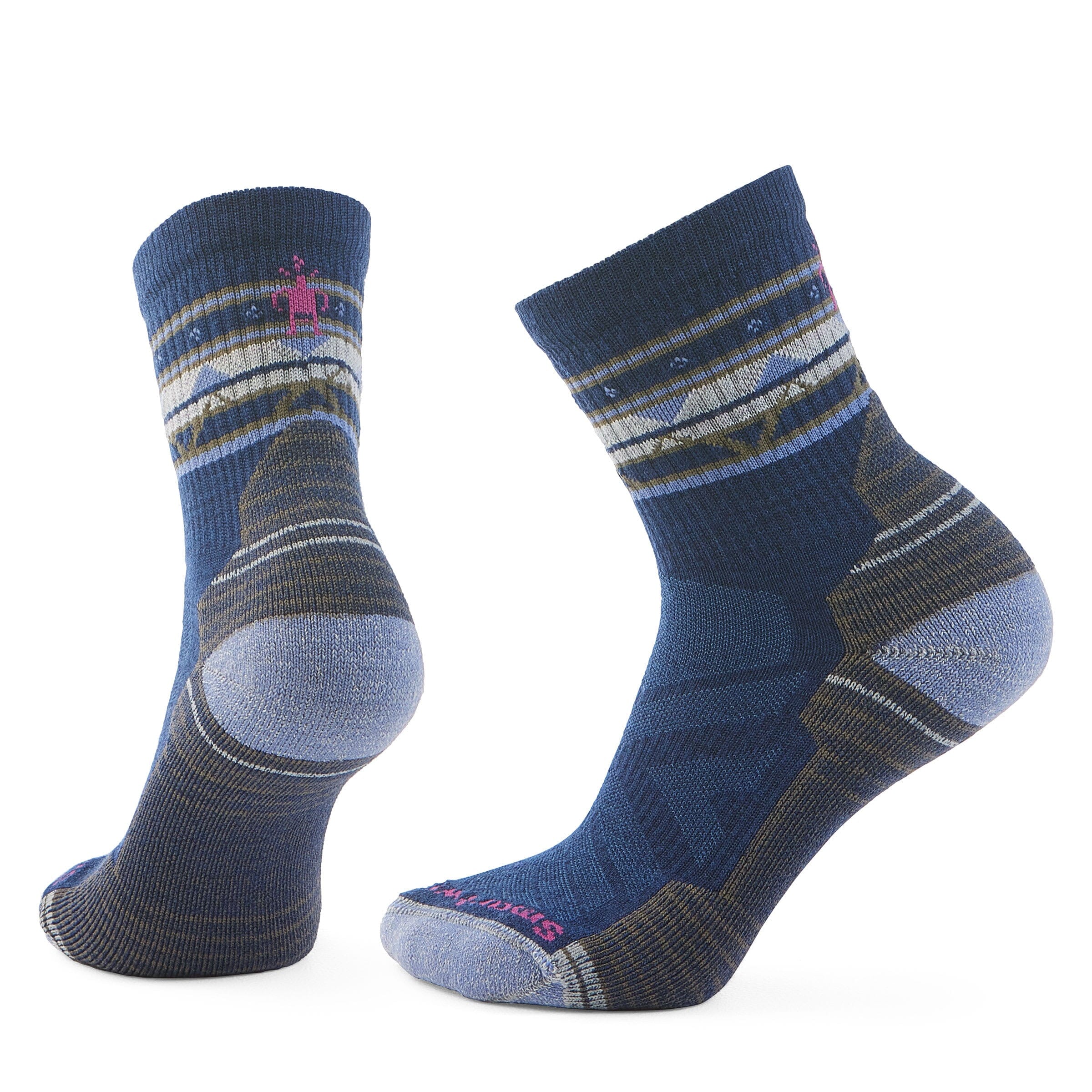 Smartwool Women's Hike Light Cushion Zig Zag Valley Mid Crew Socks - Image 2