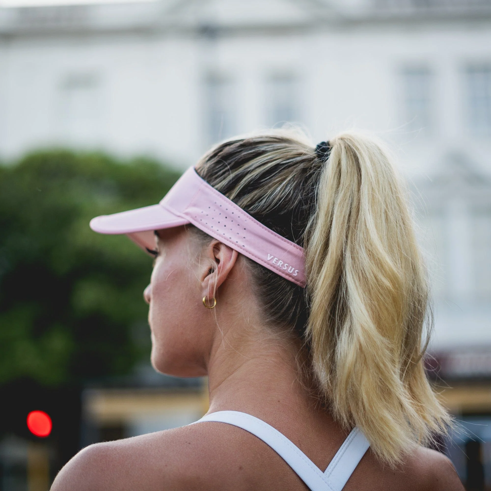 Versus Soft Pink Running Visor - Image 5
