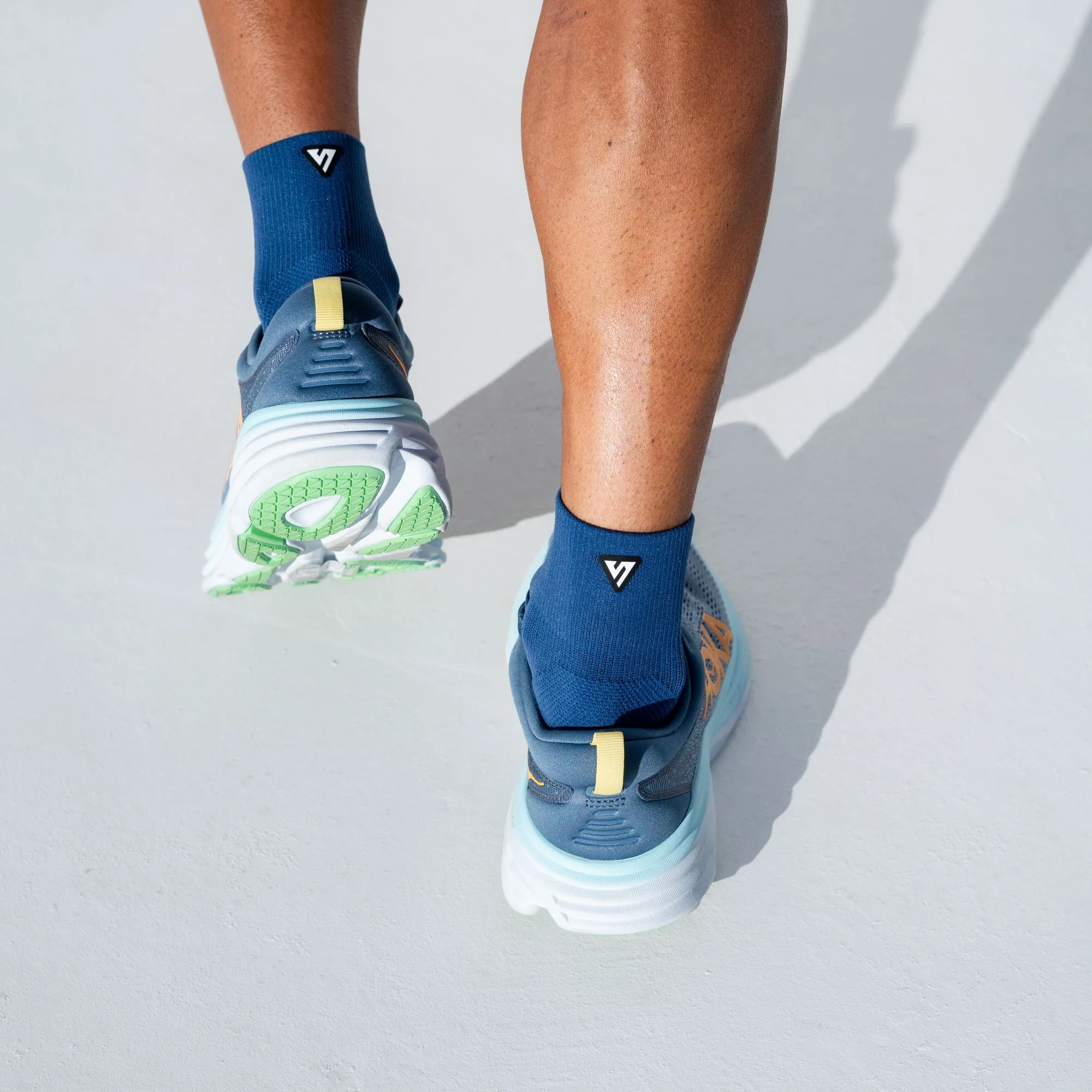 Versus Space Blue Running Quarter Socks - Image 3