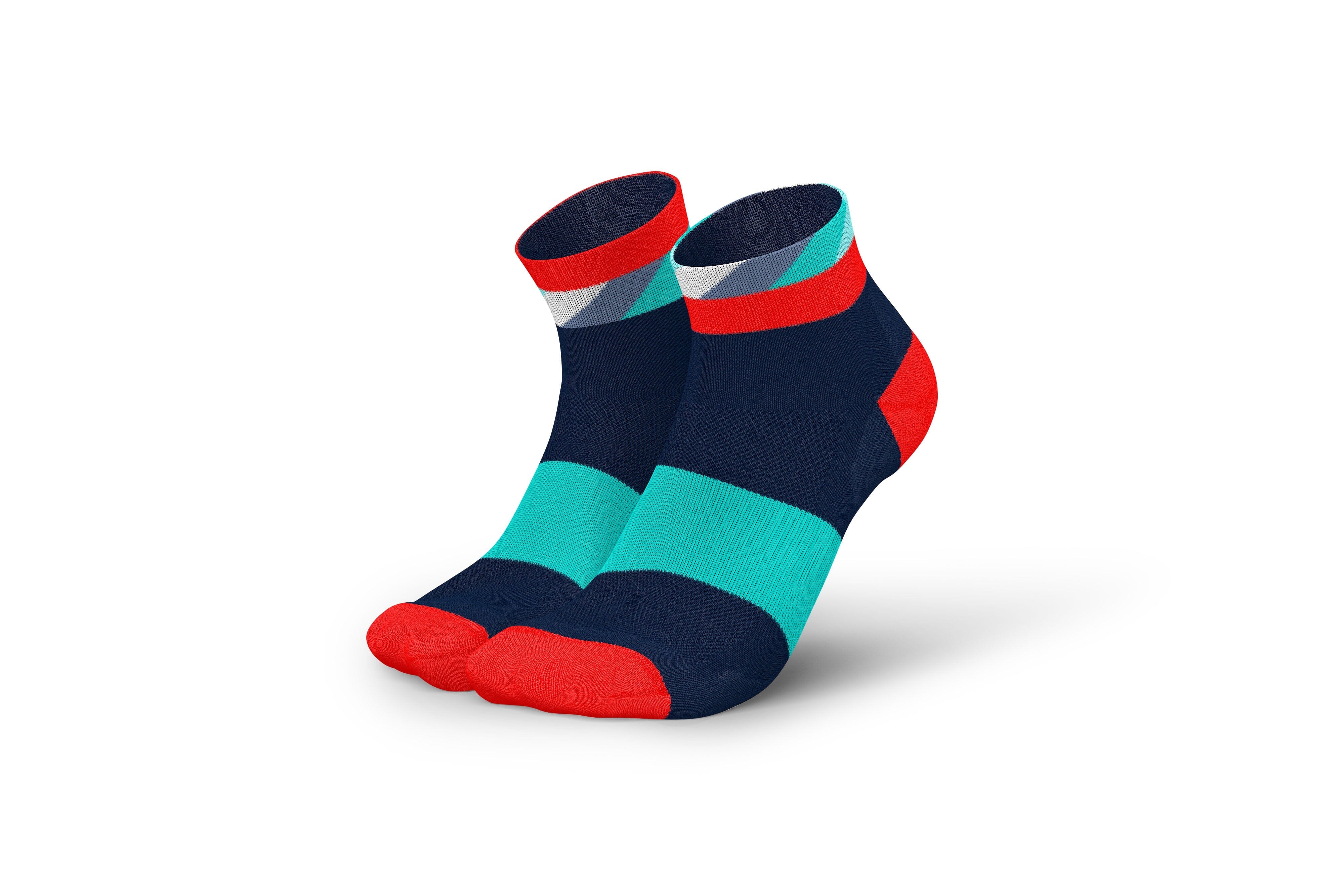 Incylence Ultralight Strides Short Navy Inferno Socks