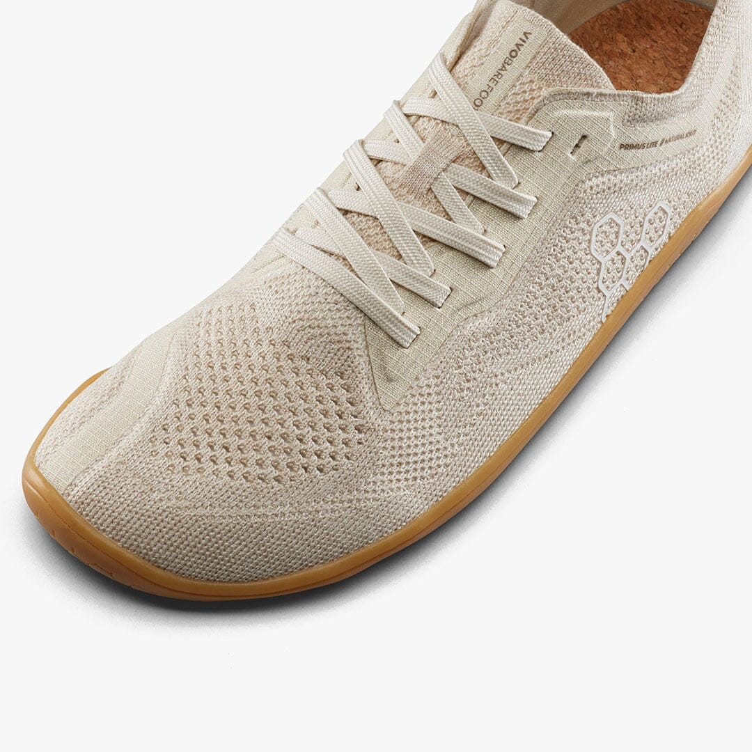 Vivobarefoot Primus Lite Knit Natural Womens Barefoot Shoes - Image 6