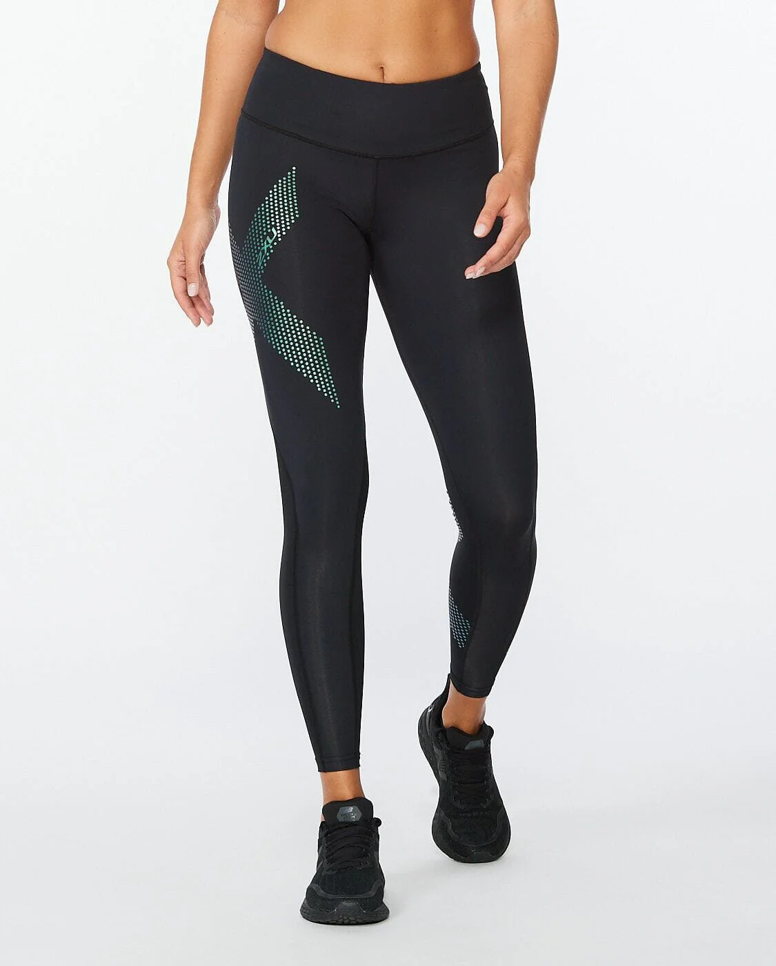 2XU Women's Motion Mid-Rise Compression Tights WA2864B - Image 6