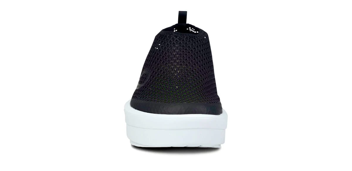 OOFOS Women's OOmega Chukka Shoe - White Black - Image 5